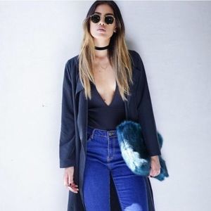 🚨SALE🚨AAFaux Silk  Dylan Trench Coat